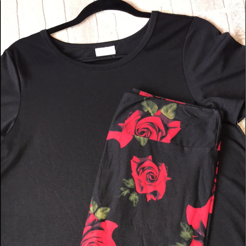 Solid Black Medium Carly & TC leggings